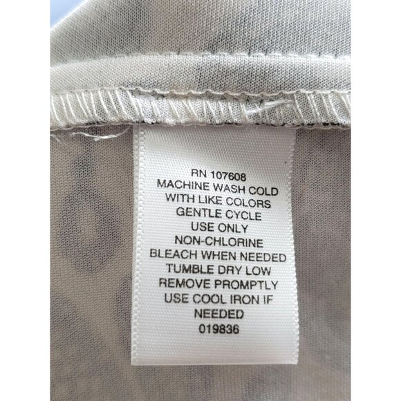 Liz Claiborne Women's White/Black Lace Floral Print Sheath Dress Size 10 1492 - Picture 9 of 10